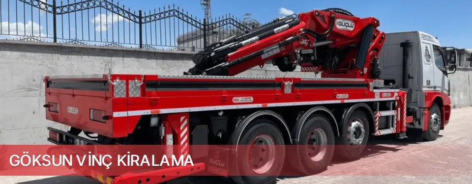 Göksun İlçemi Vinç Kiralama